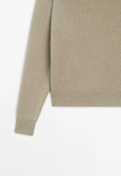 Massimo Dutti HIGH NECK SWEATER - Jumper - Mottled Grey -Massimo Dutti Shop ab94e9ab8dd84c17a4b0d92486734270