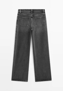 Massimo Dutti Relaxed Fit Jeans - Dark Grey -Massimo Dutti Shop abc494bdf9a646ddbd7ac33003c4ccaf