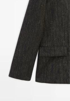 Massimo Dutti FLECKED - Blazer - Black -Massimo Dutti Shop abc52d4a9ee7464fbe0368c512aaac19