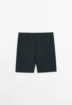 Massimo Dutti Bermuda With Dyed Thread - Shorts - Dark Blue -Massimo Dutti Shop ac470e77e86144529a4c701372c4c13f