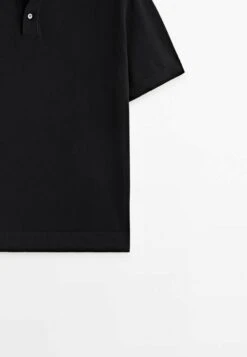 Massimo Dutti Short Sleeve - Polo Shirt - Black -Massimo Dutti Shop ac68165570ab4410907b3464ec40609c