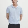 Massimo Dutti Smocked - Polo Shirt - Light Blue -Massimo Dutti Shop ac89bfd786184b4082e43af75f8bf124