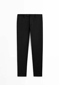 Massimo Dutti With Turn-Up Hems- Chinos - Black -Massimo Dutti Shop ac8ec0c24d684684a8481421b66f6899