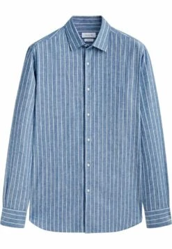 Massimo Dutti Soft Wash Striped - Shirt - Blue -Massimo Dutti Shop aca0f550537a4400a8650a6fa734dcae