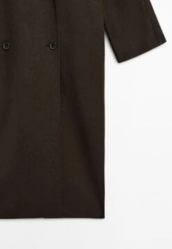 Massimo Dutti LONG DOUBLE-BREASTED - Classic Coat - Brown -Massimo Dutti Shop acb81abbee1a42f9b7bc0b40847187f2