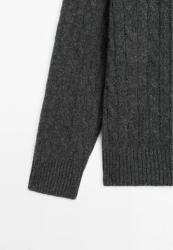 Massimo Dutti HIGH NECK WITH ZIP - Jumper - Grey -Massimo Dutti Shop acc1b433e50248d8a24863c6d7777c34