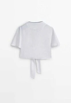 Massimo Dutti Studio With Knot And Contrast Detail - Blouse 16 Massimo Dutti Studio With Knot And Contrast Detail - Blouse -Massimo Dutti Shop acc8188dbe4b4af2b7e65732feb42e91