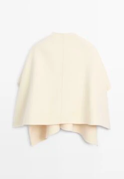 Massimo Dutti TEXTURE - Cape - White -Massimo Dutti Shop ace1373a004b487f9f6f7555bb3f5b26