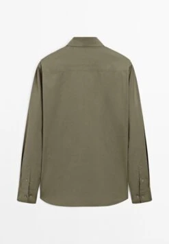 Massimo Dutti STRETCH COMFORT LONG SLEEVE - Shirt - BEIGE -Massimo Dutti Shop ace703af18a540b7ad5c5caabb999514 1