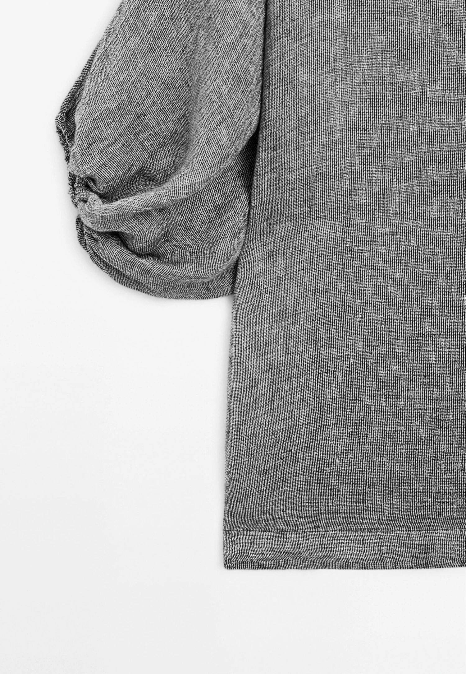 Massimo Dutti SHORT WITH SLEEVE DETAIL - Day Dress - Grey 9 Massimo Dutti SHORT WITH SLEEVE DETAIL - Day Dress - Grey - Image 7