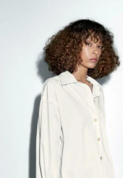 Massimo Dutti GARMENT WITH GOLDEN BUTTONS - Button-down Blouse - White -Massimo Dutti Shop ad0c9df12a744e638ae9b688c579cc56