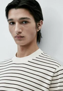 Massimo Dutti Striped Milano - Print T-Shirt - Beige 15 Massimo Dutti Striped Milano - Print T-Shirt - Beige -Massimo Dutti Shop ad0df979583447ec90b4126373e38496