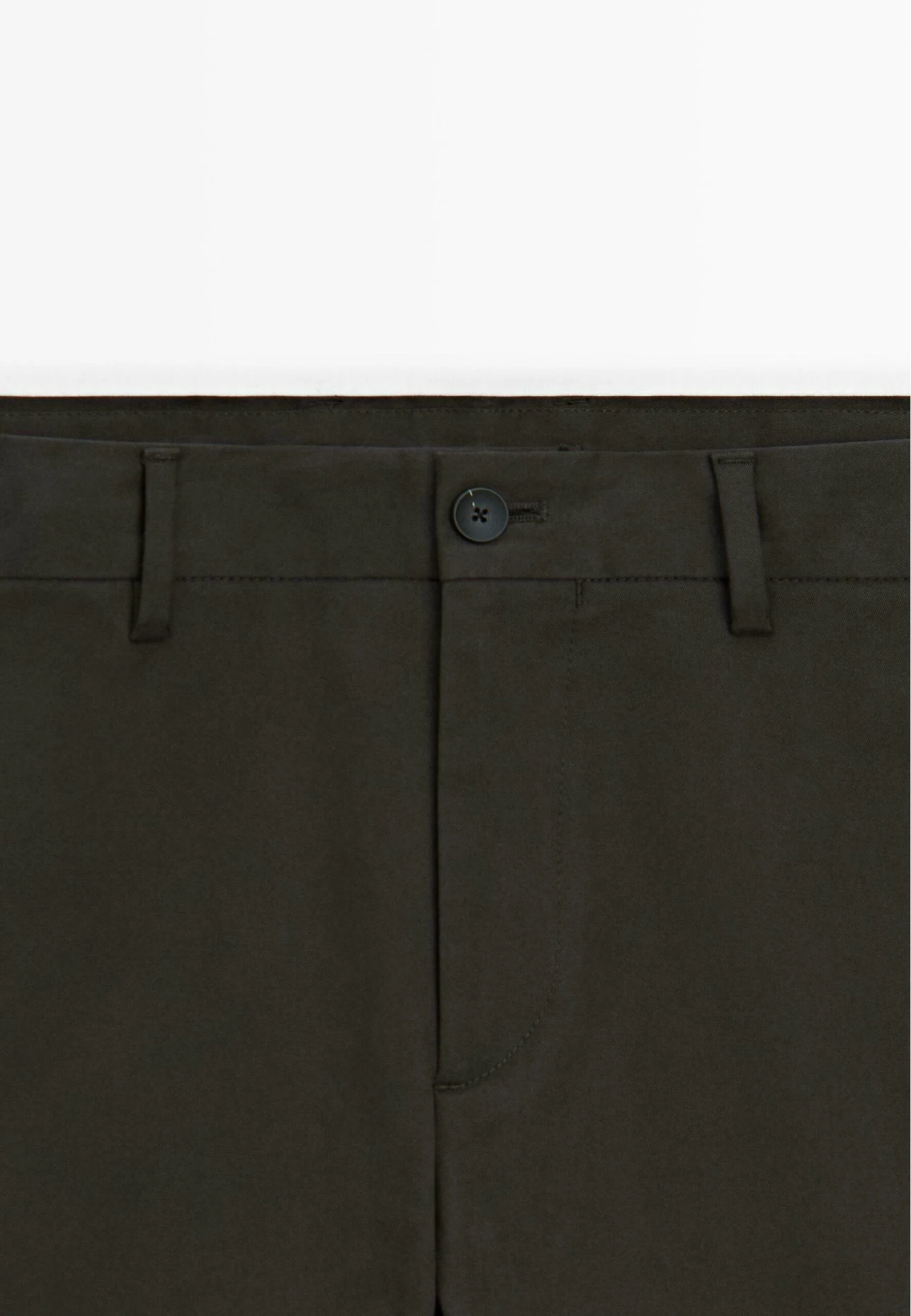 Massimo Dutti SLIM FIT - Chinos - Khaki 11 Massimo Dutti SLIM FIT - Chinos - Khaki - Image 9
