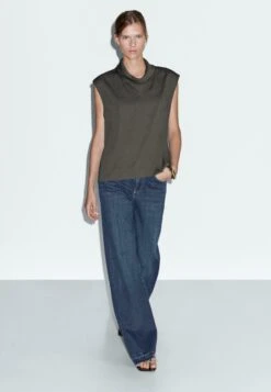 Massimo Dutti MID-RISE BELL BOTTOM - Flared Jeans - Dark Blue -Massimo Dutti Shop ad420de2699f41528018ac3771faedcd