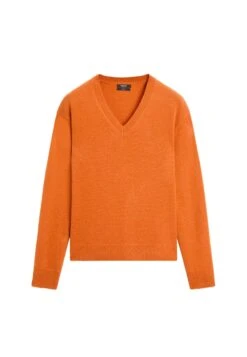 Massimo Dutti V-NECK - Jumper - Orange -Massimo Dutti Shop ad5371365d5341f7b78bf98291d85758
