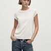 Massimo Dutti SHORT SLEEVE WITH ROUND NECK - Basic T-shirt - White 1 Massimo Dutti SHORT SLEEVE WITH ROUND NECK - Basic T-shirt - White -Massimo Dutti Shop adae9ab1d0e343c5ab622dc6dff6063d