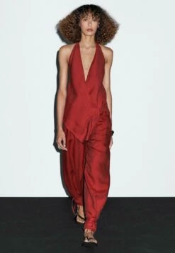 Massimo Dutti SAROUEL WITH TIE - Trousers - Red -Massimo Dutti Shop adcc3f64d7064f7585d39b439204e09b