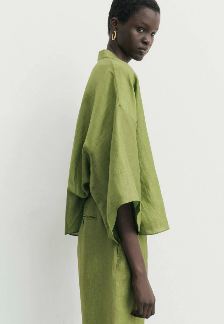 Massimo Dutti Blouse - Green 5 Massimo Dutti Blouse - Green - Image 3