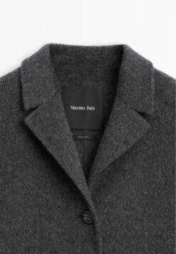 Massimo Dutti BLEND MID-LENGTH - Classic Coat - Grey -Massimo Dutti Shop addeb3cafef24c09bf128be329c01ba8