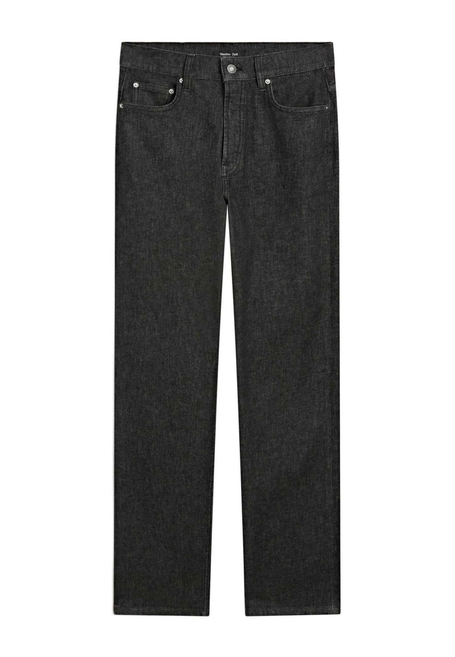 Massimo Dutti HIGH-WAIST - Straight Leg Jeans - Blue Denim 14 Massimo Dutti HIGH-WAIST - Straight Leg Jeans - Blue Denim - Image 12