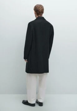 Massimo Dutti LONG WITH LAPEL COLLAR - Classic Coat - Black -Massimo Dutti Shop ae510389542b4131a6830cc1509144e3