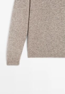 Massimo Dutti BLEND CREW NECK - Jumper - Beige -Massimo Dutti Shop ae8bbc6e2ad14bad82d2bd03ebe1a2e6