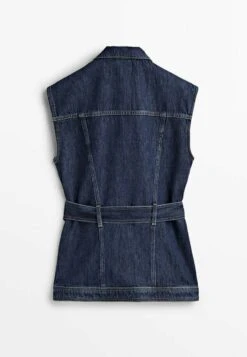 Massimo Dutti Belted- Waistcoat - Dark Blue 14 Massimo Dutti Belted- Waistcoat - Dark Blue -Massimo Dutti Shop aeb60a2138bd4c758ac23d0c297d0fc4