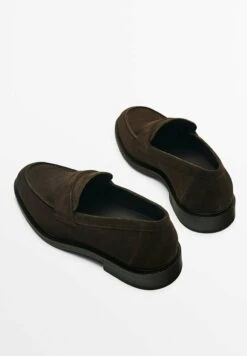 Massimo Dutti Tan Split - Slip-Ons - Brown -Massimo Dutti Shop aef3d79f8bb24fc9a414577c981507bc