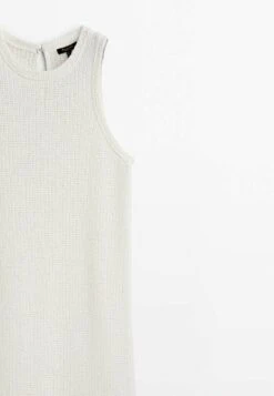 Massimo Dutti Sleeveless Textured Midi - Jumper Dress -Massimo Dutti Shop aef81b5d096c41e6a2a428d782eeff49