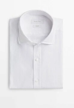 Massimo Dutti Regular Fit Textured Oxford - Formal Shirt - White 12 Massimo Dutti Regular Fit Textured Oxford - Formal Shirt - White -Massimo Dutti Shop af285430eb3a4246825901486cf89a50