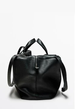 Massimo Dutti DUFFLE - Weekend Bag - Black -Massimo Dutti Shop af5514cd7ec5403eb5ec87a4f7e43699