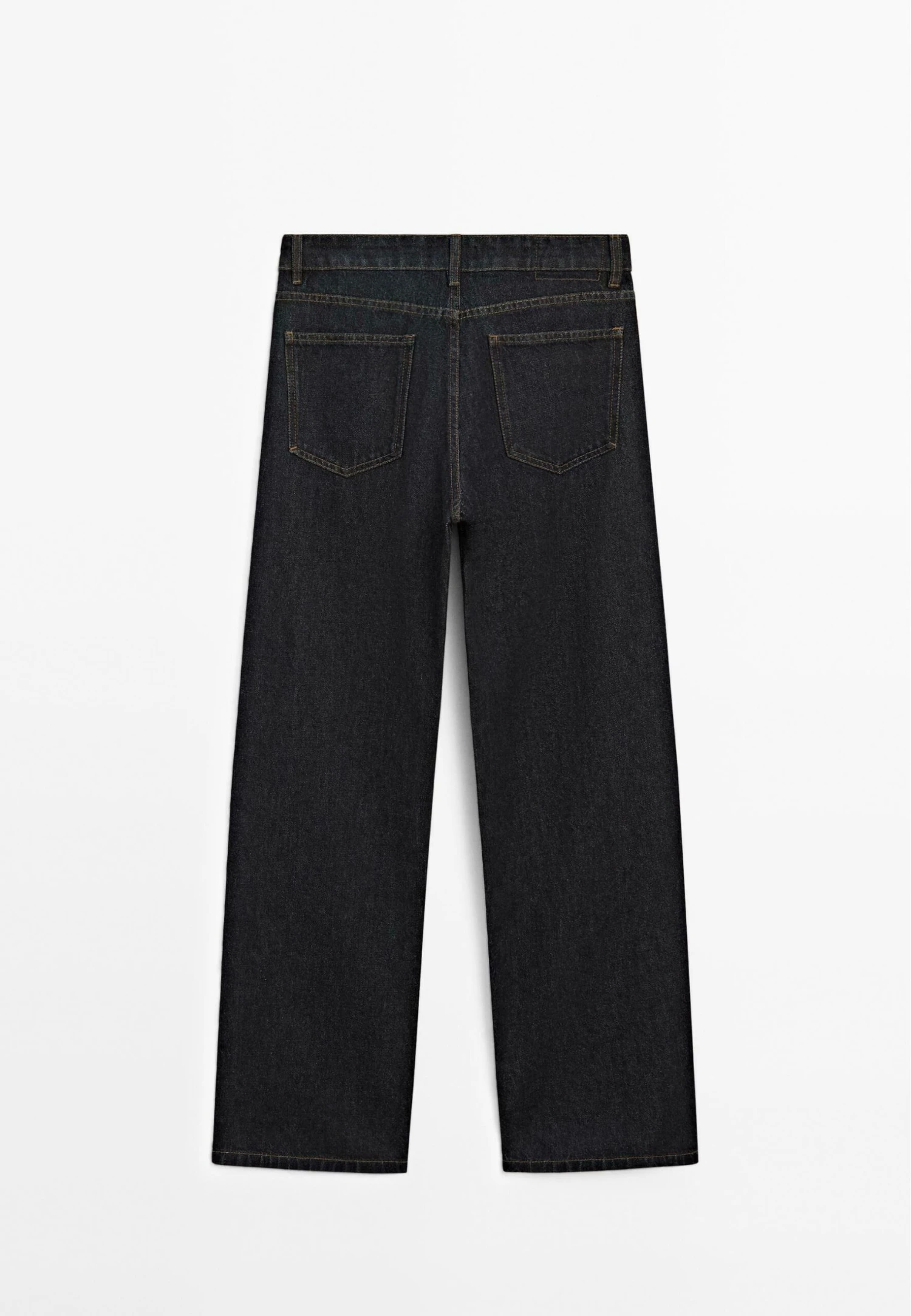 Massimo Dutti MID-RISE - Wide Leg - Dark Blue 9 Massimo Dutti MID-RISE - Wide Leg - Dark Blue - Image 7