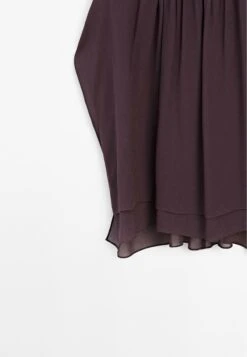 Massimo Dutti SHORT DOUBLE-LAYER CAPE - Blouse - Mottled Lilac 19 Massimo Dutti SHORT DOUBLE-LAYER CAPE - Blouse - Mottled Lilac -Massimo Dutti Shop afa01bd8af0a40e3b48661a952f9ac44