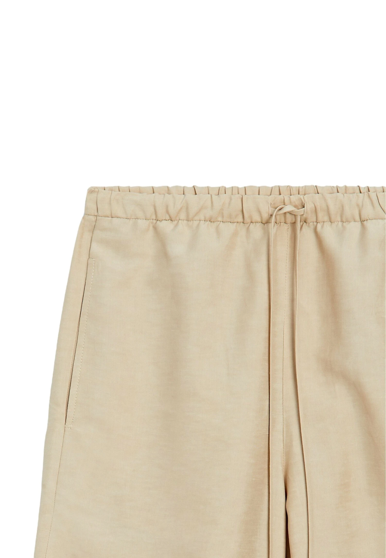 Massimo Dutti FLOWING BARREL FIT - Trousers - Sand 9 Massimo Dutti FLOWING BARREL FIT - Trousers - Sand - Image 7
