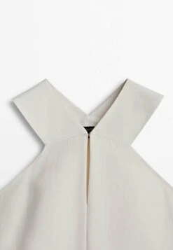 Massimo Dutti Halter Neck Midi - Day Dress - Beige 17 Massimo Dutti Halter Neck Midi - Day Dress - Beige -Massimo Dutti Shop afaa805c092644f7b75385f6e3ed0c45