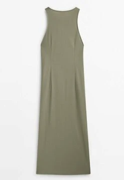 Massimo Dutti Midi With Knot Detail - Day Dress -Massimo Dutti Shop afb8de67b86540f3ad8b417119003e55