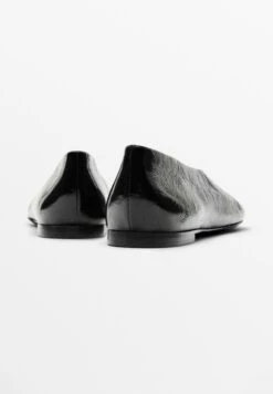 Massimo Dutti SHINY SOFT FLATS - Ballet Pumps - Black -Massimo Dutti Shop afbb3159fd104f8a8e817f4b49f2356c