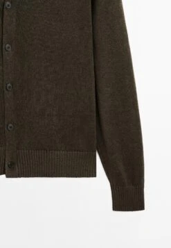 Massimo Dutti BUTTONED LEIGHTWEIGHT V-NECK - Cardigan - Brown 20 Massimo Dutti BUTTONED LEIGHTWEIGHT V-NECK - Cardigan - Brown -Massimo Dutti Shop afc4362c9a00402ebe2f4908c80d70aa