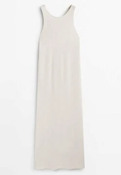 Massimo Dutti With Ring Detail At The Back - Day Dress - Beige -Massimo Dutti Shop afe10c2164a44425905bc5ebcb1b0a25