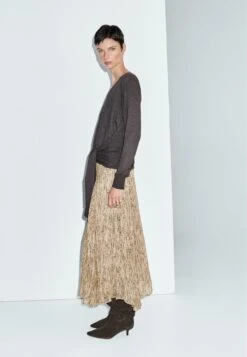 Massimo Dutti Maxi Skirt - Beige -Massimo Dutti Shop b020f682c99c4ff6a04c2a80def8d428
