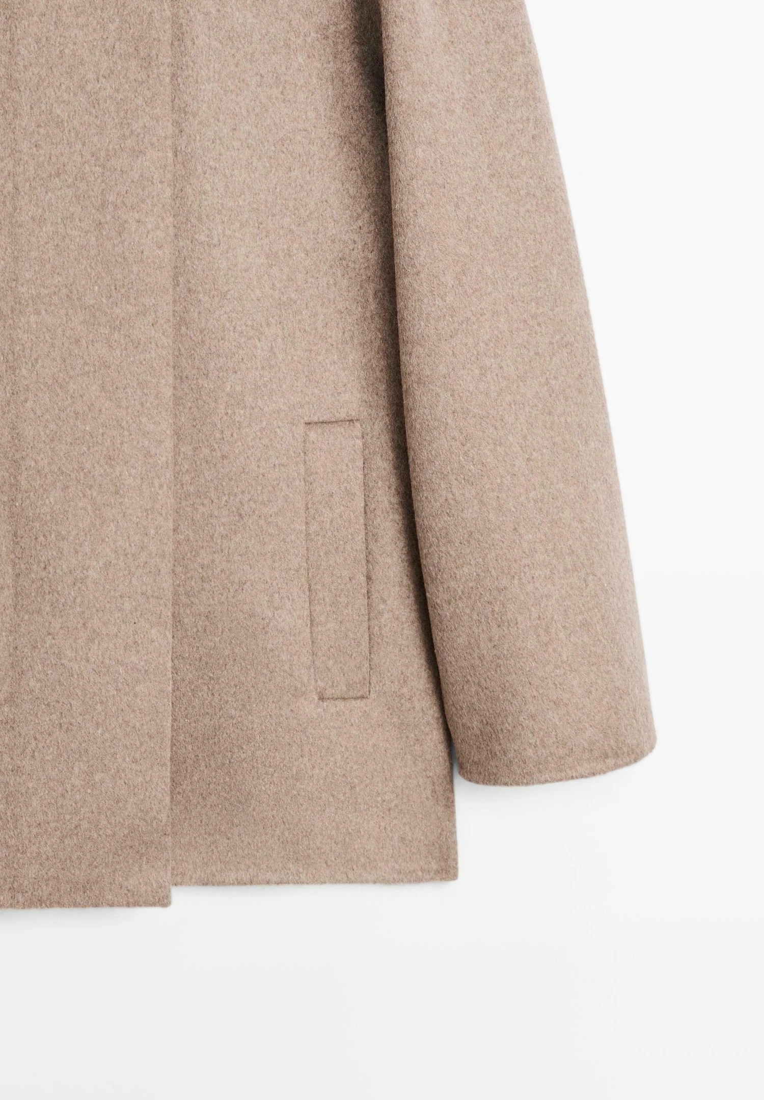 Massimo Dutti HIGH NECK - Short Coat - Camel 11 Massimo Dutti HIGH NECK - Short Coat - Camel - Image 9