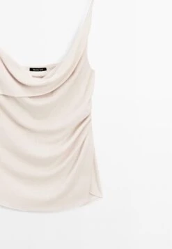 Massimo Dutti STRAPPY ASYMMETRIC NECK - Top - Beige -Massimo Dutti Shop b02d0e5fcc844c20ba7686391e5188e7