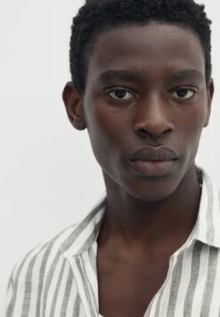 Massimo Dutti Striped - Shirt - Green -Massimo Dutti Shop b0426aeed32d4ff3a612536705b031fa