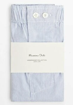 Massimo Dutti Gingham Poplin - Boxer Shorts - Blue -Massimo Dutti Shop b0663055df9e4cac9fbeb40ba0623d2b