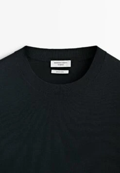 Massimo Dutti Studio - Short Sleeve - Basic T-Shirt - Blue 18 Massimo Dutti Studio - Short Sleeve - Basic T-Shirt - Blue -Massimo Dutti Shop b072069fdee24fc6981459c6b3088d44