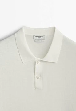 Massimo Dutti Studio - Blend - Polo Shirt - Beige -Massimo Dutti Shop b100edb812ea40ec8e94007d2d25ea3f