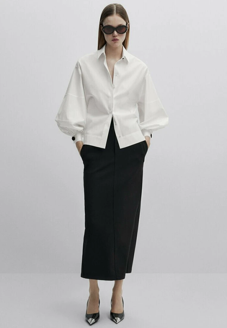 Massimo Dutti StudioWith Sleeve Detail - Button-Down Blouse 4 Massimo Dutti StudioWith Sleeve Detail - Button-Down Blouse - Image 2