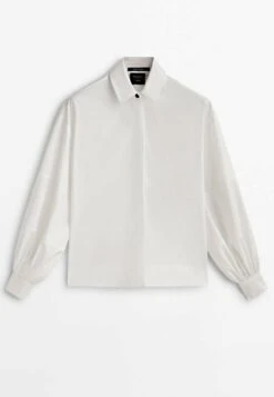 Massimo Dutti StudioWith Sleeve Detail - Button-Down Blouse 21 Massimo Dutti StudioWith Sleeve Detail - Button-Down Blouse -Massimo Dutti Shop b1323a71fe48423e81c596a6360eaad8