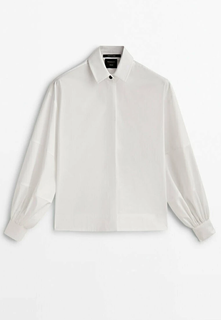Massimo Dutti StudioWith Sleeve Detail - Button-Down Blouse 12 Massimo Dutti StudioWith Sleeve Detail - Button-Down Blouse - Image 10