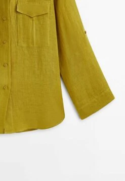 Massimo Dutti With Pockets - Button-Down Blouse - Mustard Yellow 17 Massimo Dutti With Pockets - Button-Down Blouse - Mustard Yellow -Massimo Dutti Shop b16b638986af40f7b963e57d10ee6f43